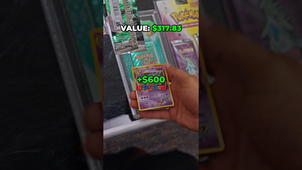 CUSTOMER PULLS MASSIVE CHASE CARD FROM OUR $300 PACK 🤯🤑#shorts #pokemon #packopening
