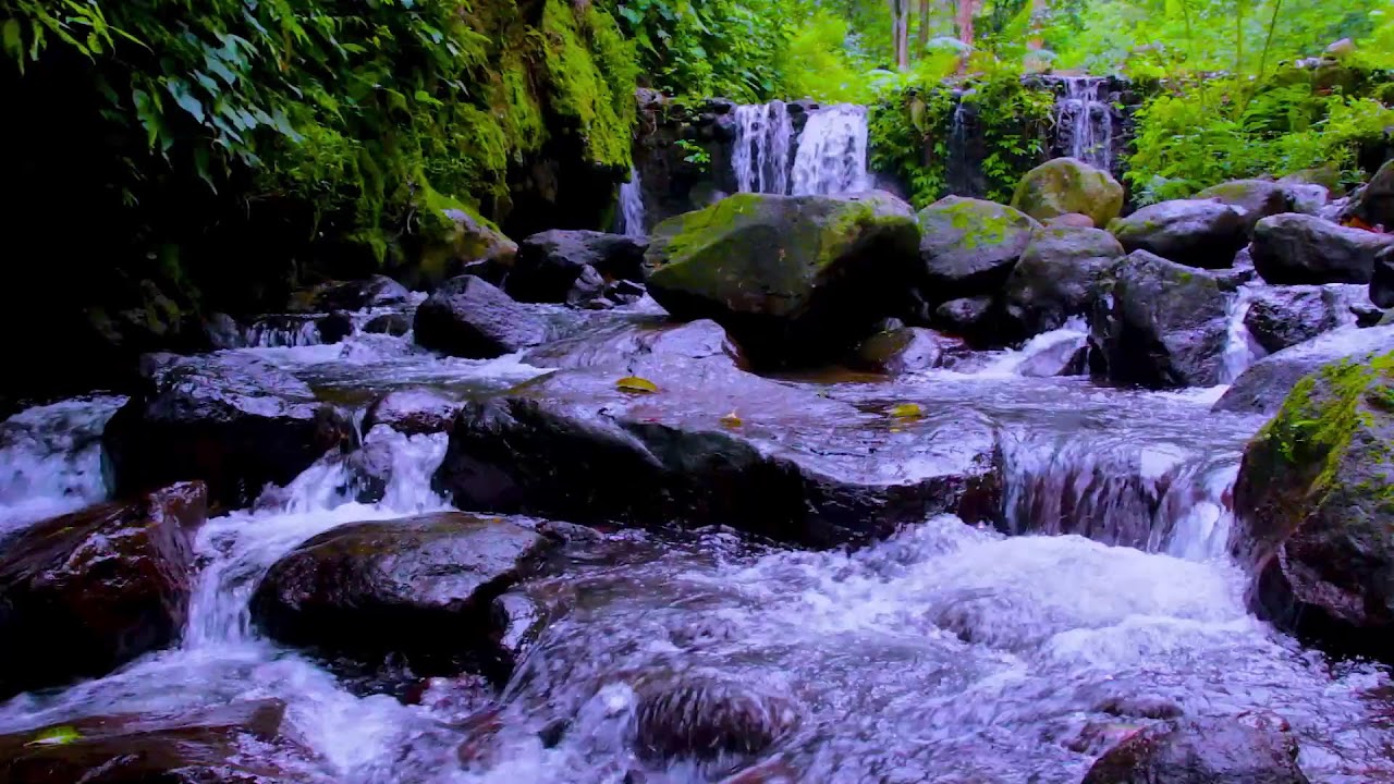Mountain River Tranquil Flow | Relaxing Water Nature Sounds for Deep Sleep