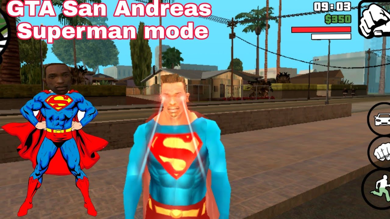 GTA San Andreas |Superman mod|download Android