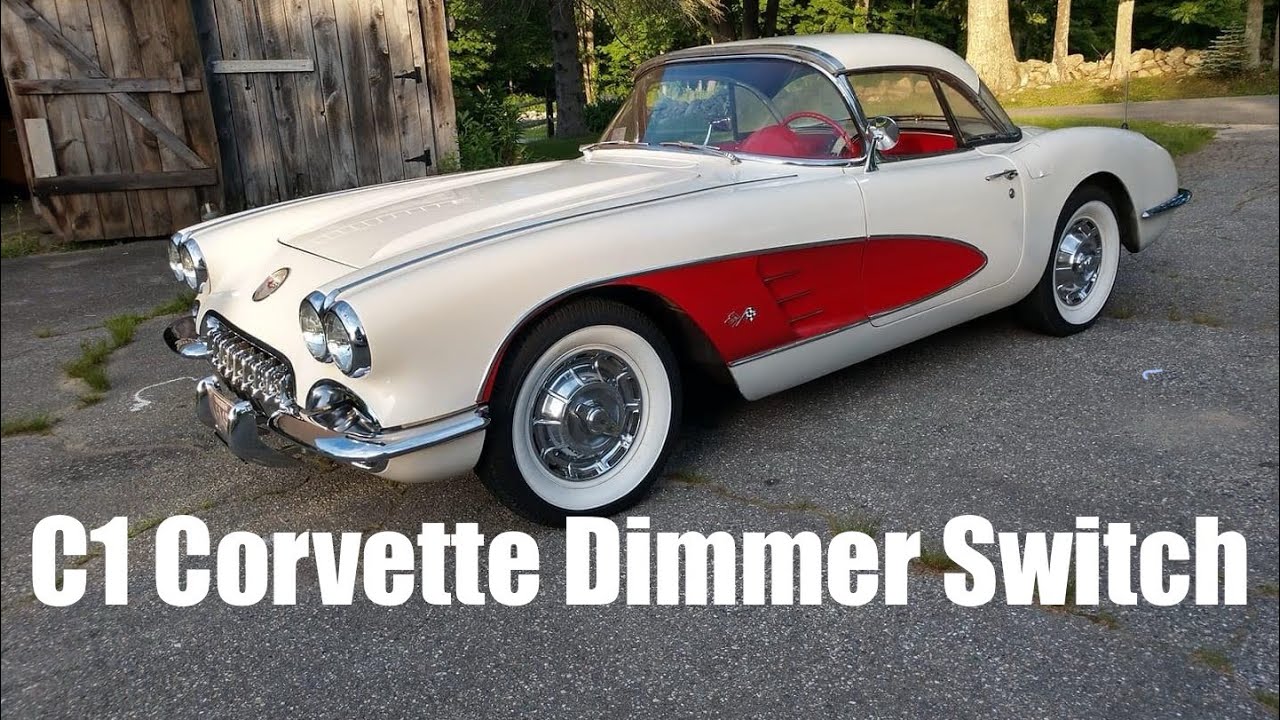 1960 Corvette C1 dimmer switch replacement DIY.
