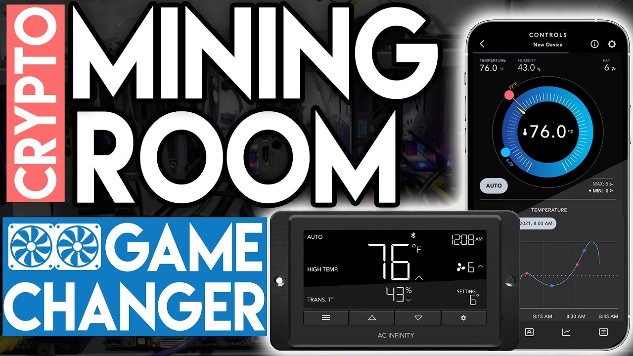 Managing My Crypto Mining Room Heat & AirFlow