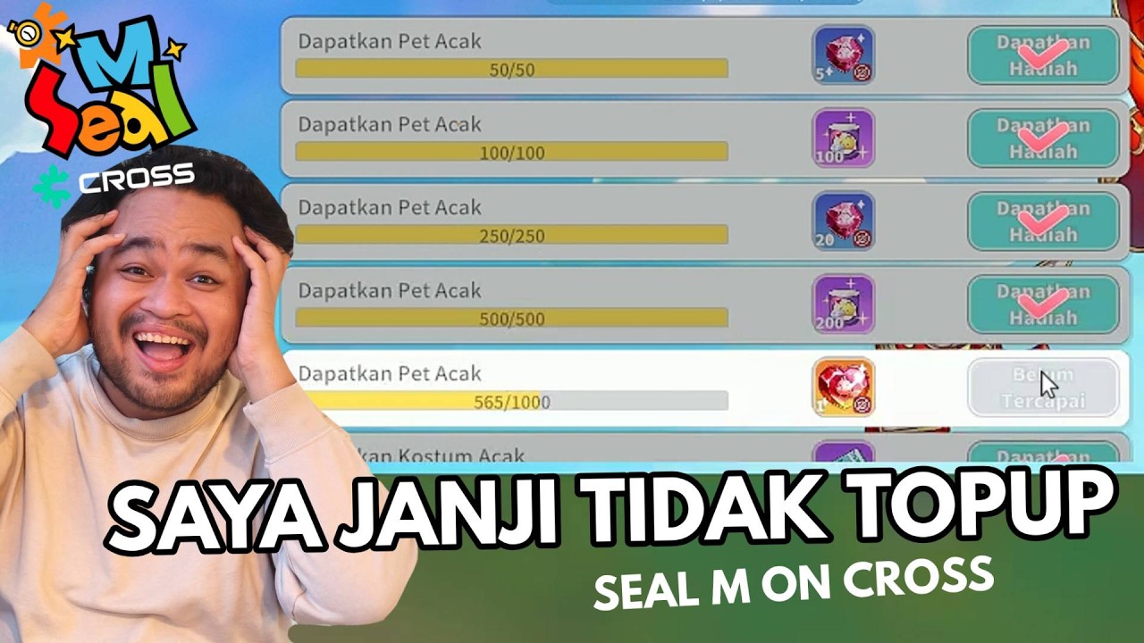 🔴[LIVE] SAYA RUNGKAD JANJI TIDAK TOPUP LAGI | SEAL M ON CROSS