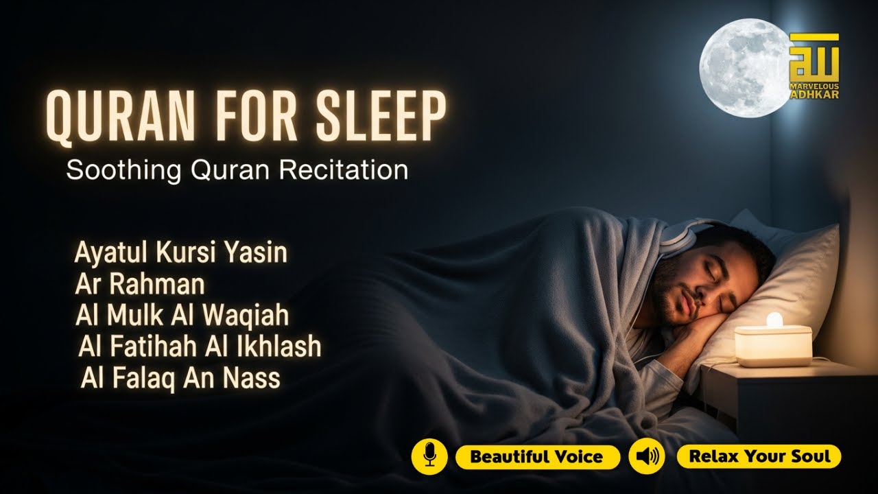 Best Every Night Quran Recitation ✦ Alfatiha, Ayat AlKursi, Yasin, Arrahman ✦ By Sheikh Alaa Aqel