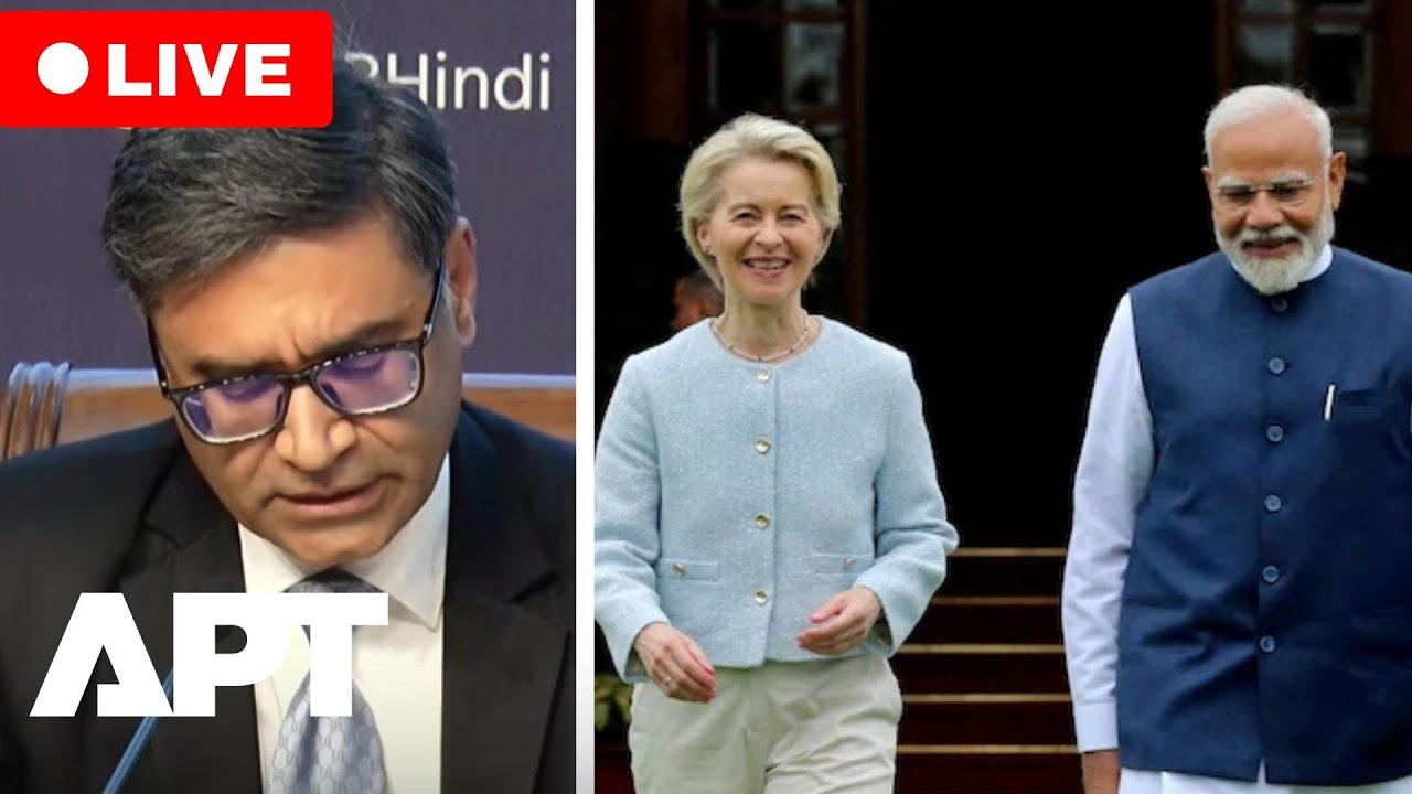 LIVE | India Briefs Media on EU Leaders’ State Visit Strengthening Strategic Ties | APT
