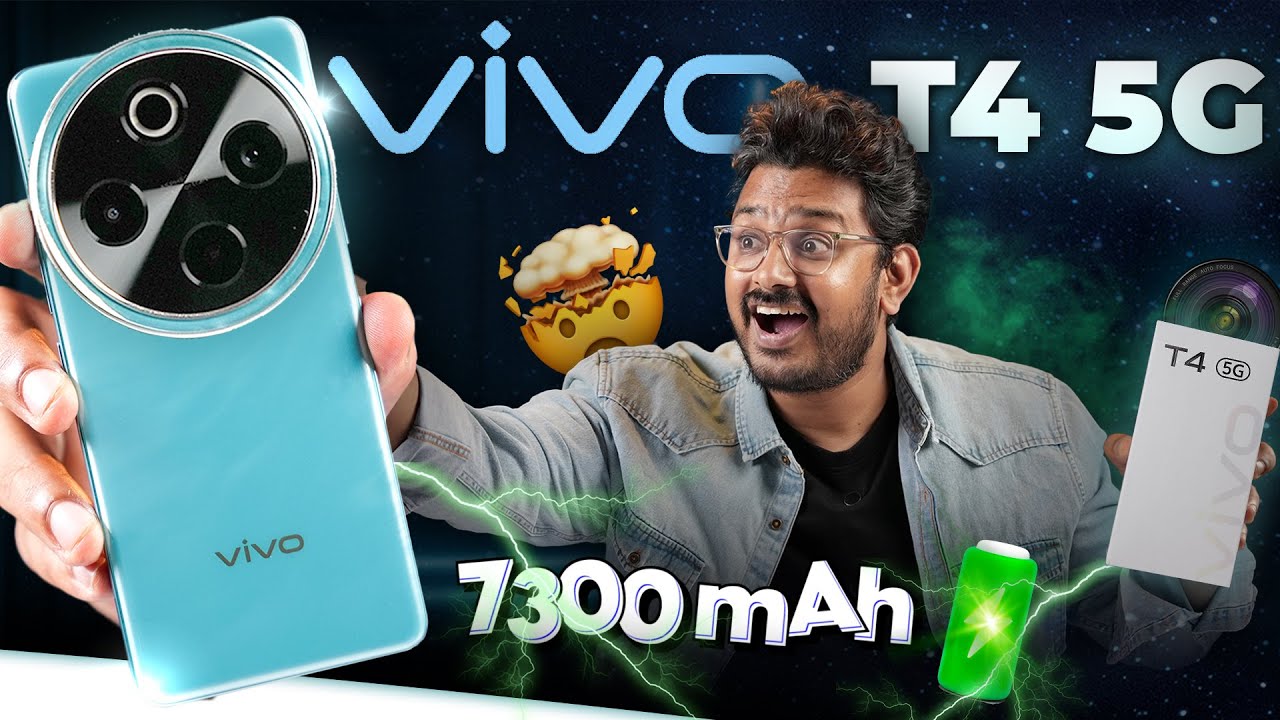 vivo T4 5G Unboxing in ಕನ್ನಡ⚡️Snapdragon® 7s Gen 3, Quad Curved AMOLED, 50MP, 7300 mAh + 90W