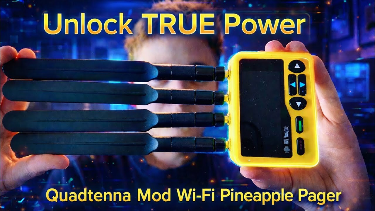 Модификация Quadtenna: Раскройте истинную мощь Wi-Fi-пейджера Pineapple!