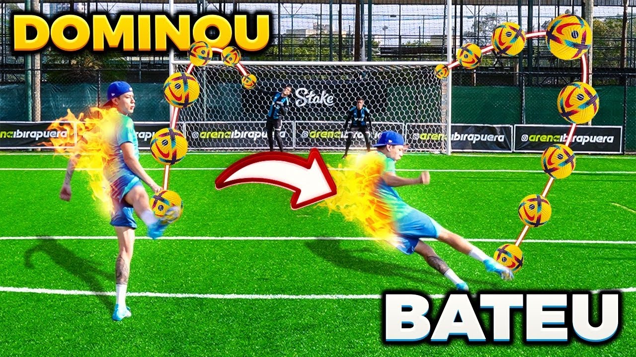 DOMINOU, BATEU!! (O VÍTOR JOGOU MUITO COM A CHUTEIRA NOVA )