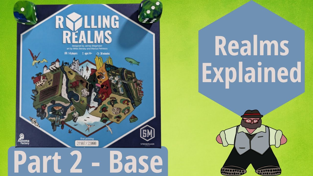 Rolling Realms Base Game - Explaining the Realms