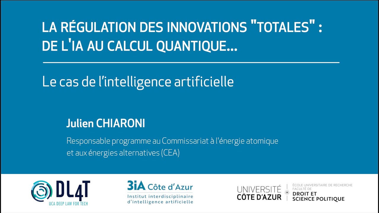 DL4T - La régulation des innovations 