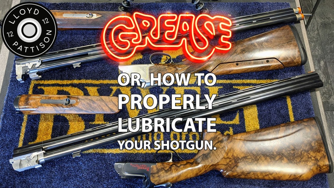 How to lubricate your Shotgun.