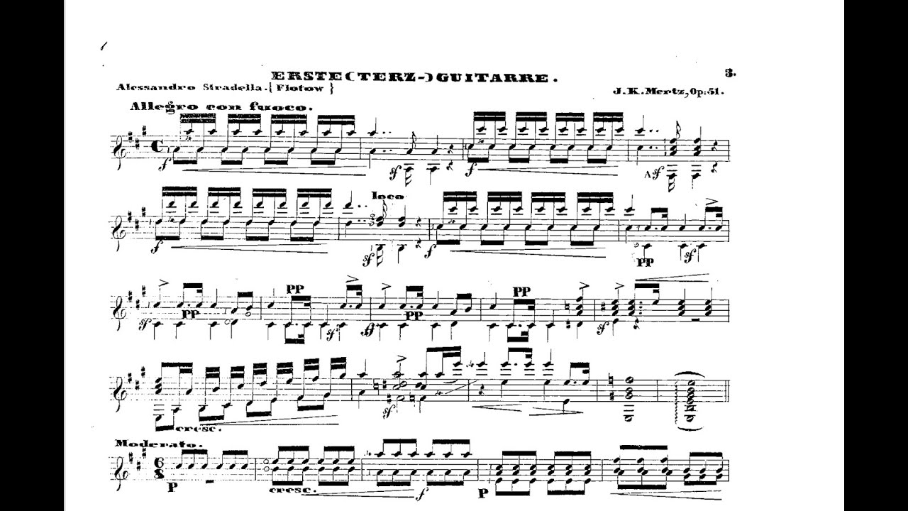 J.K Mertz - Duetten auf Alessandro Stradella Op.51 (w/score)