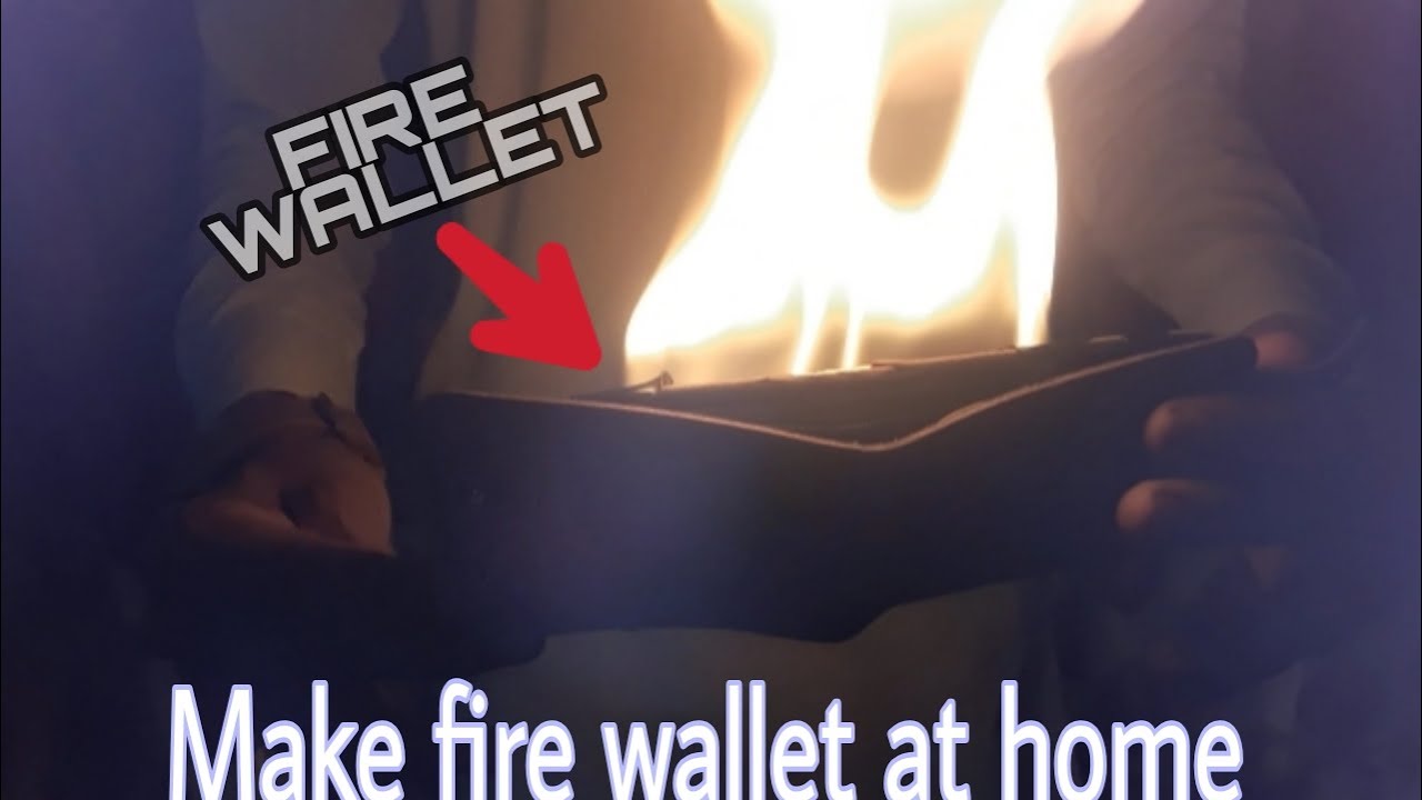 How can we make FIRE WALLET at home/Easy[100%working]