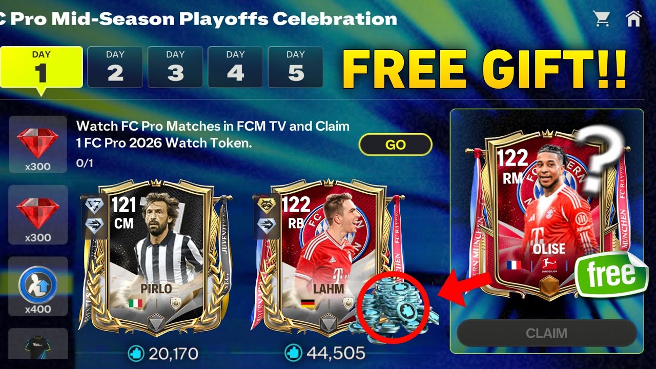 EVERYONE GETS FREE GIFT!! CLAIM 122 LAHM FOR 44K SHARDS CHAMPIONS EVENT GUIDE FC MOBILE 26!