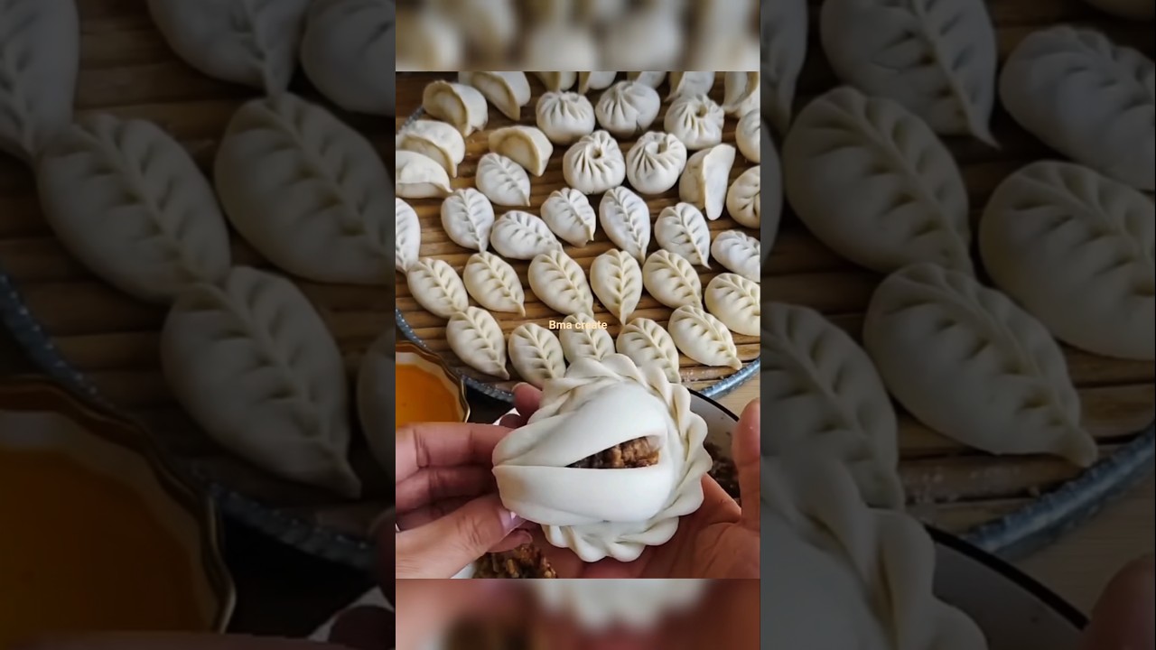 magic baozi art #viralvideo #fooddesign #cookingideas #momos