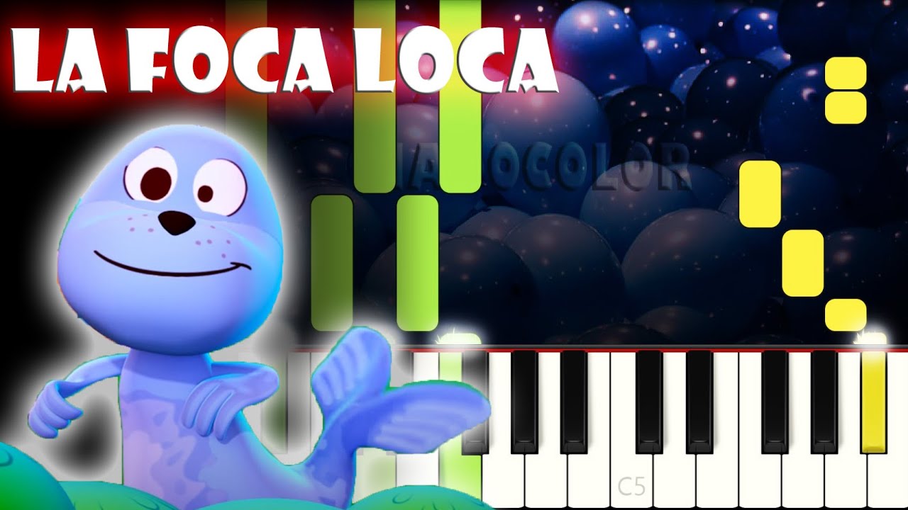 La Foca Loca | Piano Cover | Tutorial | Karaoke
