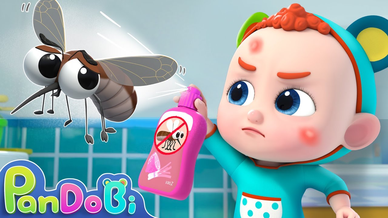 Mosquito, Go Away! | Good Habits for Kids + More Nursery Rhymes & Kids Songs - Pandobi