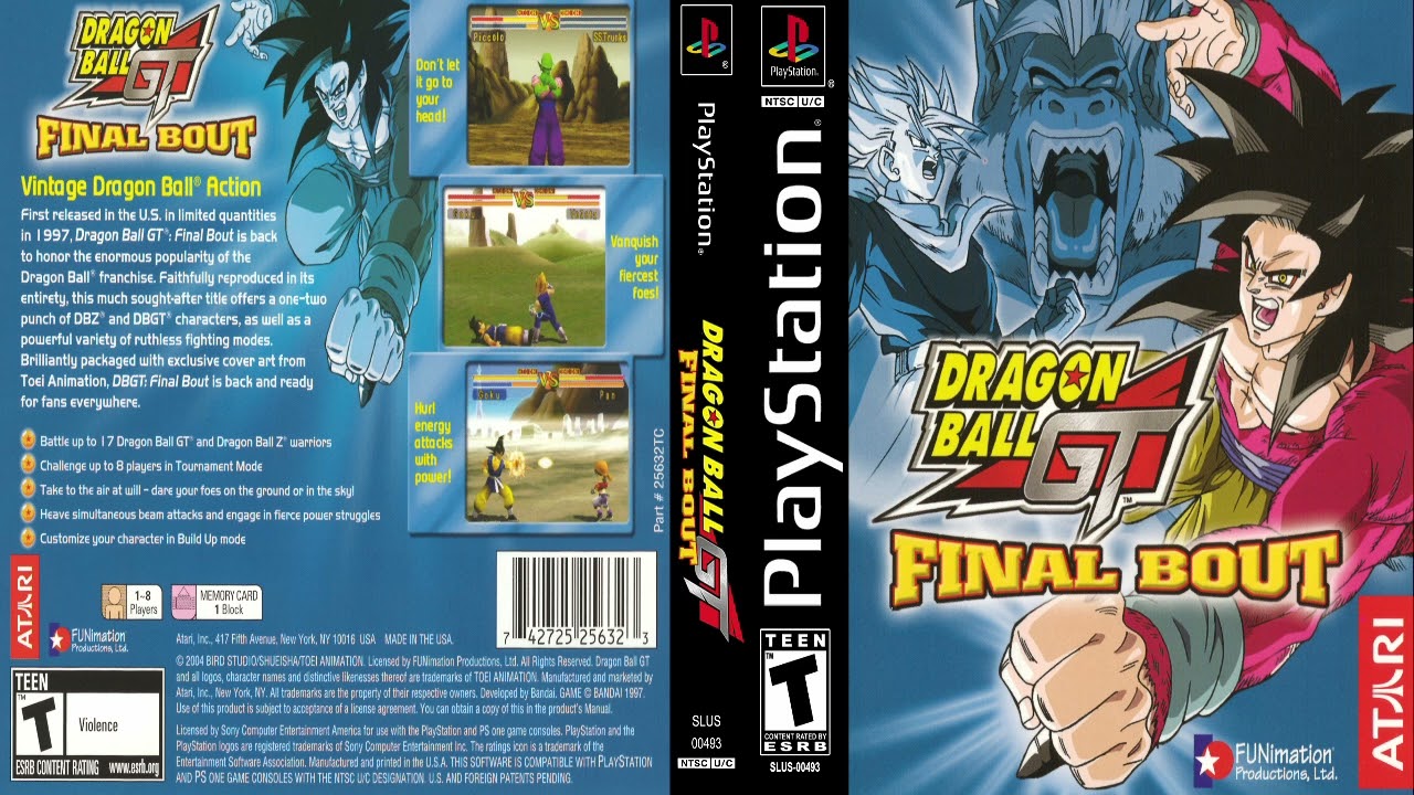Dragon Ball GT: Final Bout for the PlayStation 1 PS1 OST Original Video Game Soundtrack
