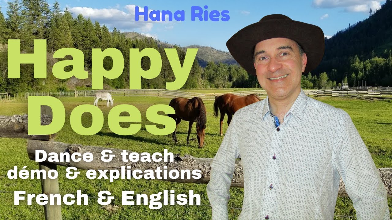 Happy Does Line Dance (Dance & teach / démo & explications / French & English)