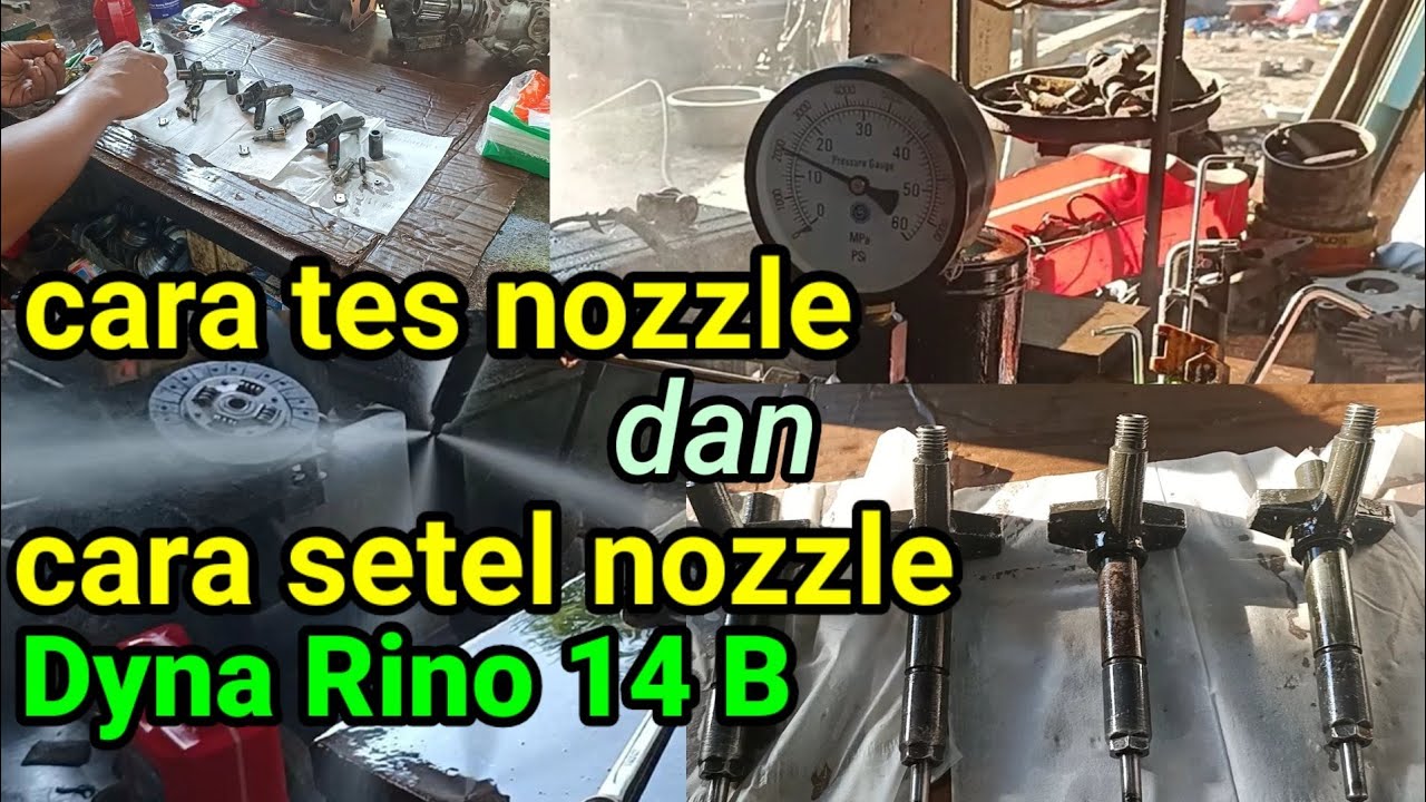Cara tes nozzle dan cara setel nozzle menggunakan Amper