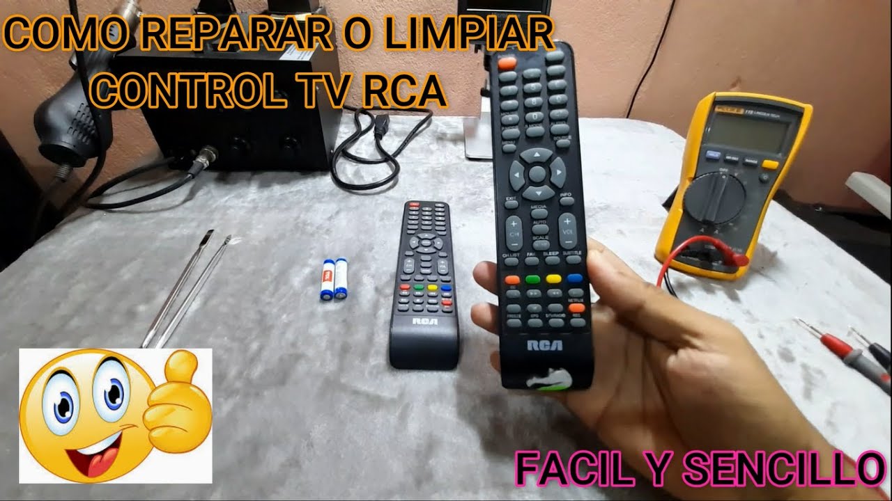 👉COMO REPARAR O LIMPIAR CONTROL DE TV RCA CHINO👈. FACIL Y SENCILLO.👍