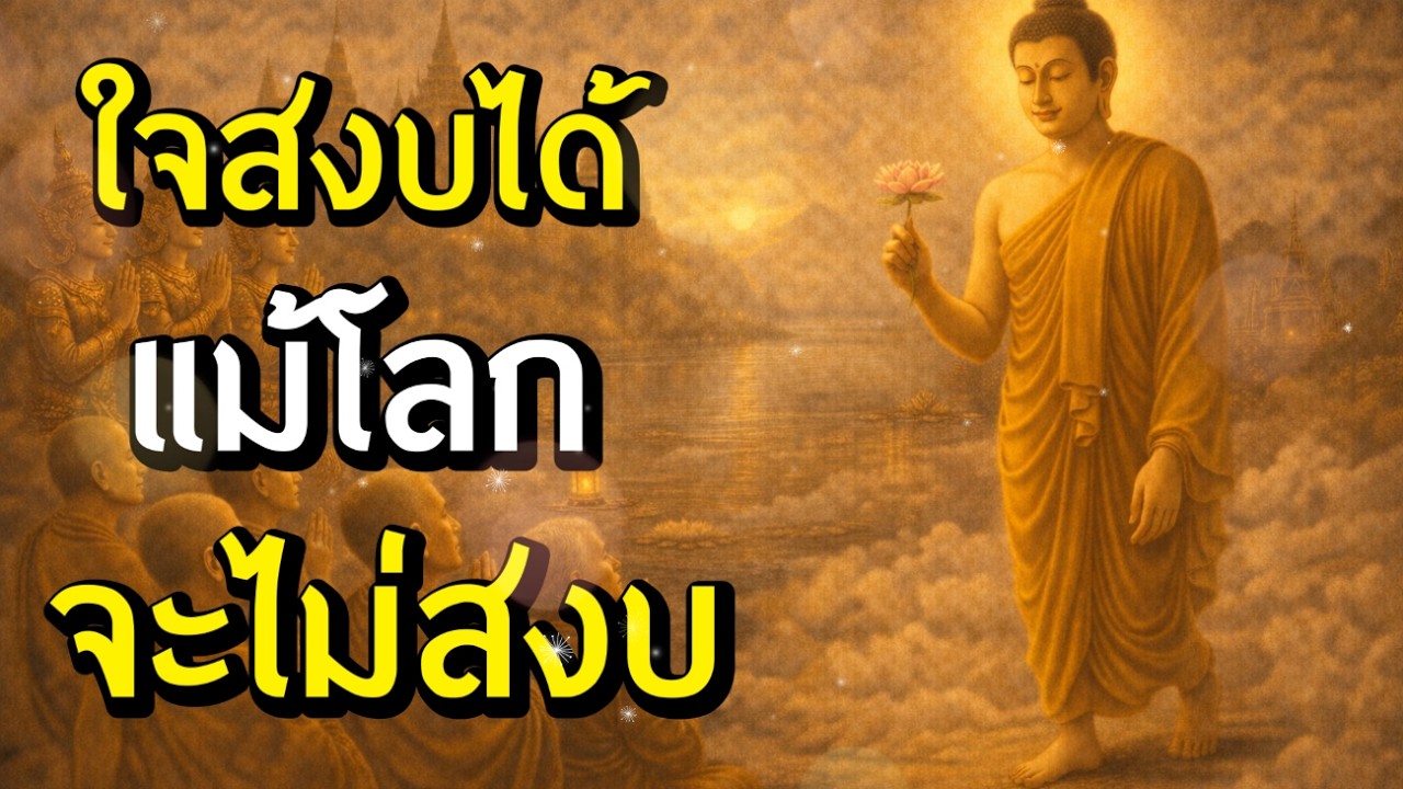 ใจสงบได้ แม้โลกจะไม่สงบ  | ฟังธรรมผ่อนคลาย | Ep.50