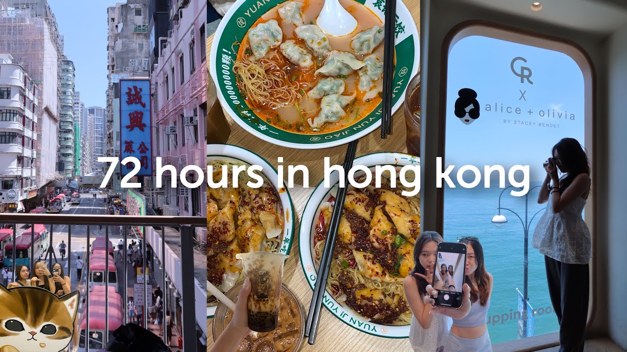 72 hours in hong kong | cafe hopping, good food, ladies market, harbour city