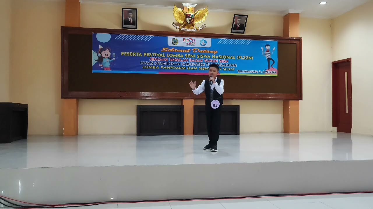 FLS2N Kab Tulungagung 2024 | Juara 1 - Untuk Tuhan - Naura cover by fahim