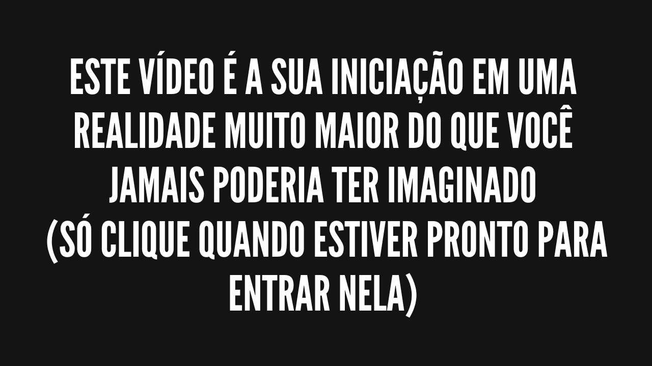 Se você está vendo isso tem ACESSO RARO a uma energia mais elevada  Essa visão está se concretizando