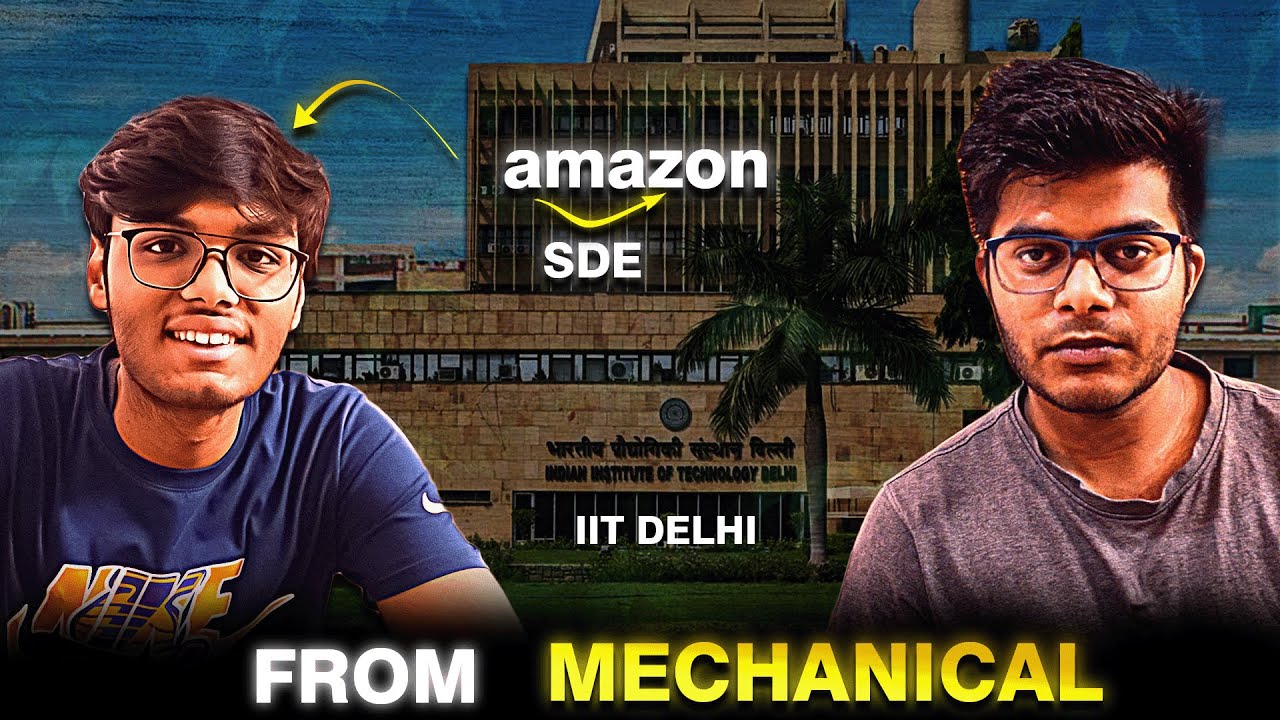 How He Cracked AMAZON SDE Intern From Mechanical | IIT Delhi
