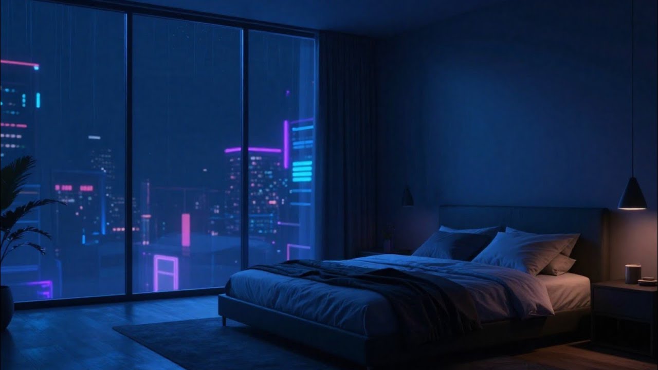 Heavy Rain On Window 🌧️ Relaxing ASMR for Sleep  & Stress Relief 