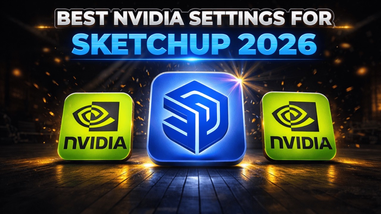 Лучшие настройки панели управления NVIDIA для SketchUp 2026 | Оптимизация графического процессора...
