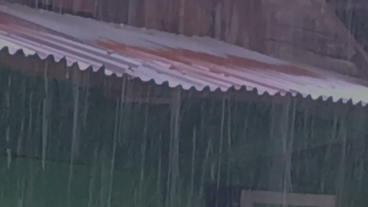 Heavy Rain and Thunderstorms Symphony: Rain on Tin Roof Ambience for Deep Sleep and Relaxation Today