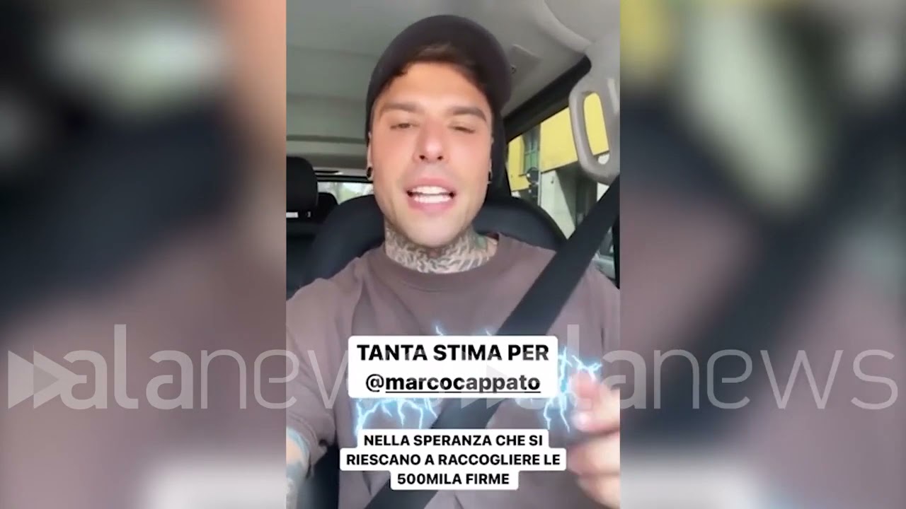 Referendum Eutanasia, anche Fedez e Chiara Ferragni firmano