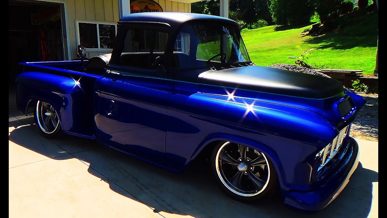 Vintage 1955 Chevy Street Truck - A Classic Ride!