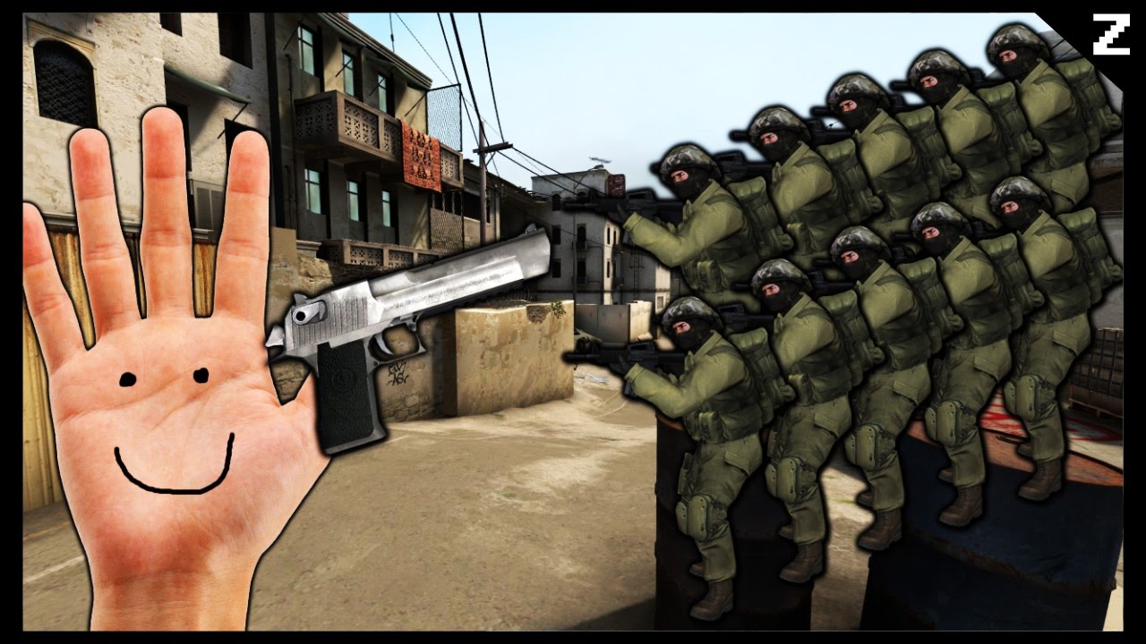 MI DEAGLE CONTRA 10 BOTS EN EXPERTO