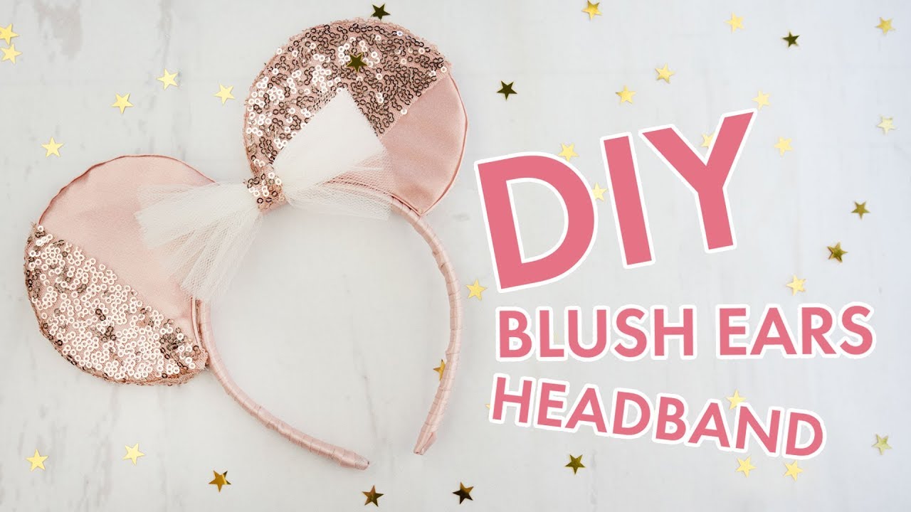 Blush Minnie Mouse Ears DIY | BalsaCircle.com