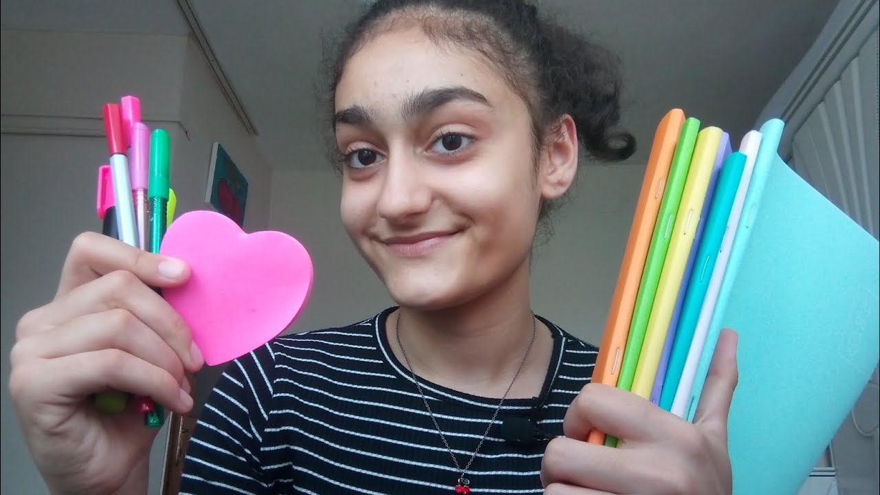 Okul Kırtasiye Alışverişim🖋️📖📒/Türkçe ASMR #asmr #türkçeasmr