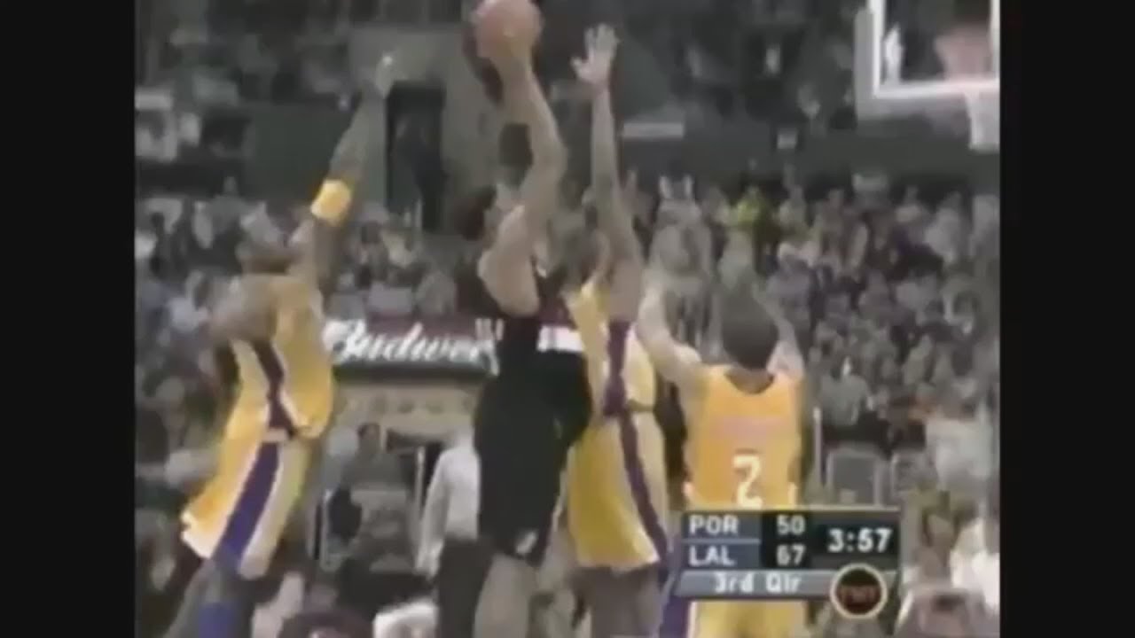 Rasheed Wallace 31 Points @ Lakers, 2002 Playoffs Game 2.