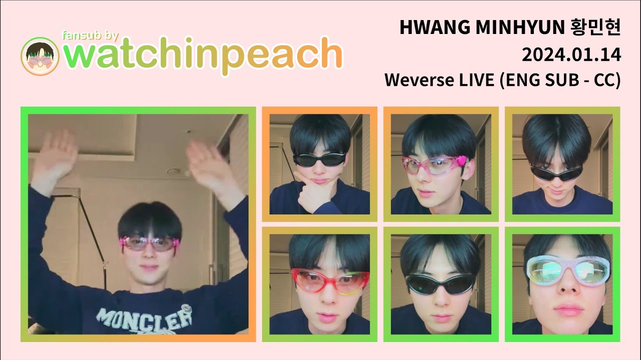 [ENG CC] MINHYUN W-LIVE 240114 ‹ Since it's cold › | 황민현 HWANG MINHYUN