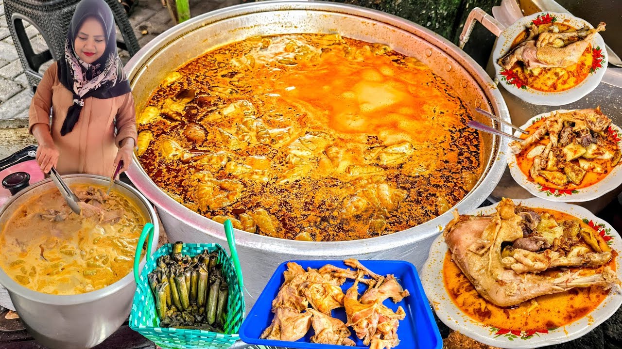 OPOR PALING GALAK SE-JAWATIMUR, TAPI BIKIN NAGIH DAN BETAH KEMBALI LAGI - Lontong Galak Mbak Rifa 