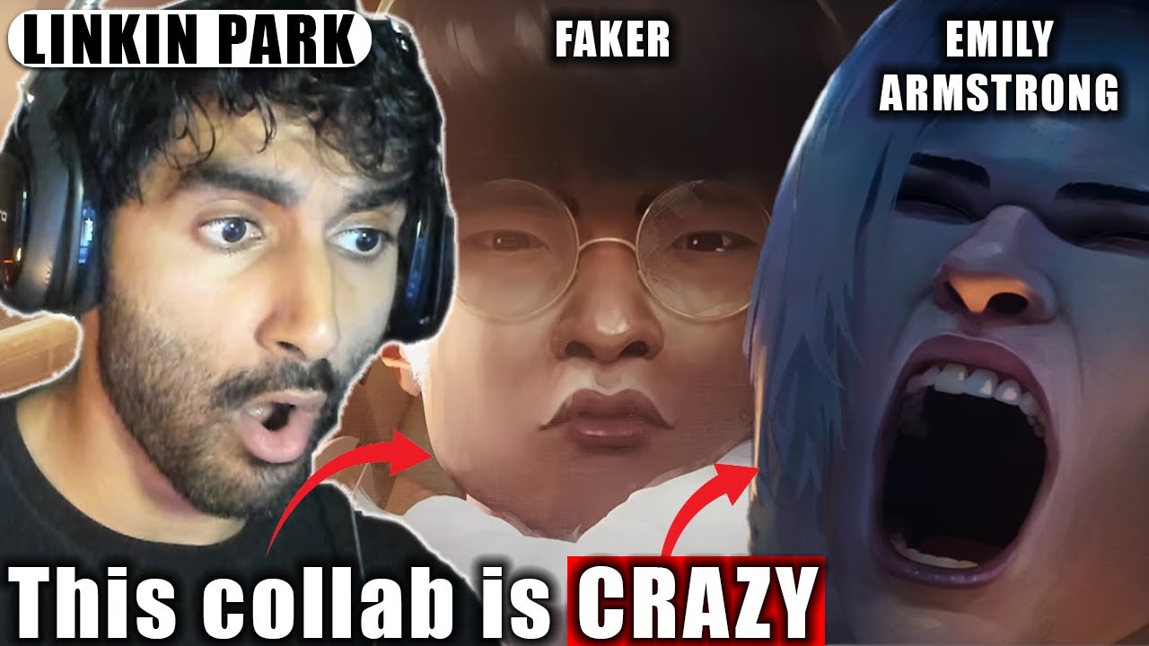 HOLY SH*T! Linkin Park & League of Legends?!! - Heavy is the Crown [REACTION]