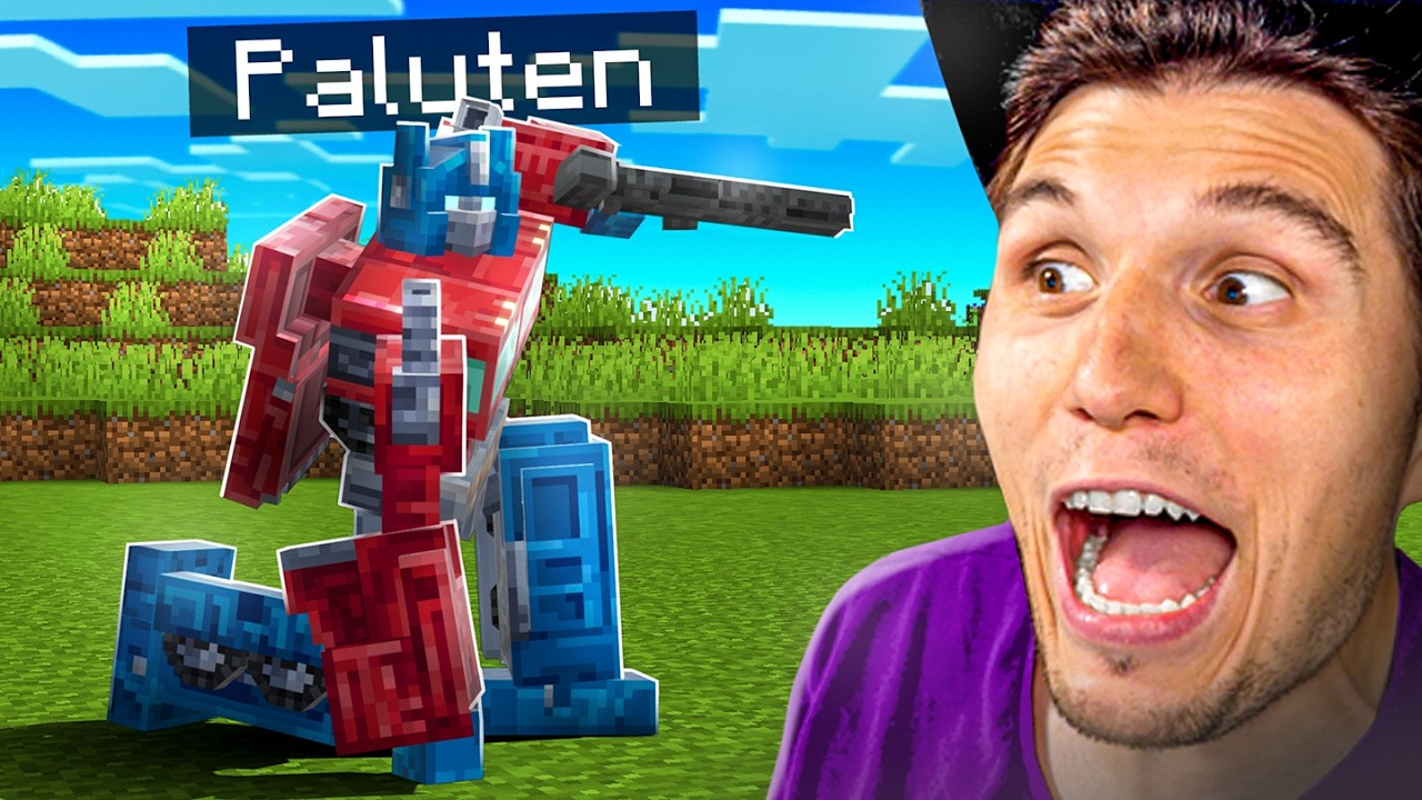 Minecraft, aber ich kann mich in TRANSFORMER verwandeln
