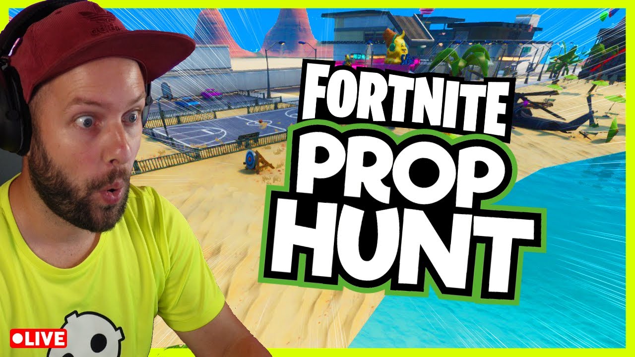 🔴LIVE - CROMO DOET PROP HUNT IN FORTNITE!