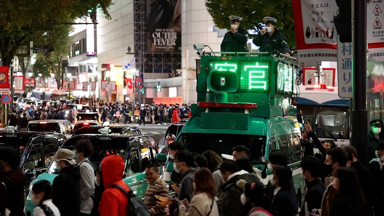 ハロウィーン本番、厳戒態勢　若者ら「安全な範囲で楽しむ」　３年ぶり自粛要請なし・東京・渋谷