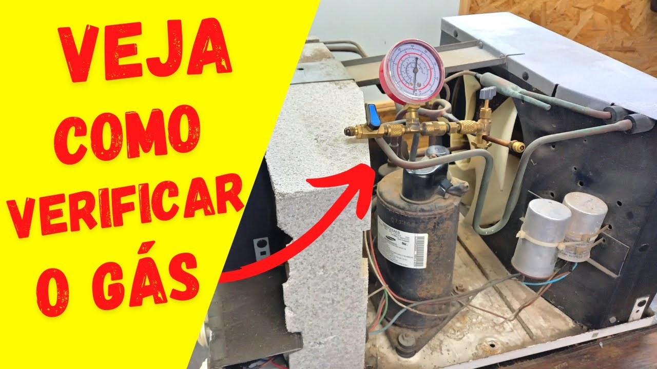 COMO ver se um AR CONDICIONADO de JANELA tem gás o suficiente - MOSTRO NA PRÁTICA