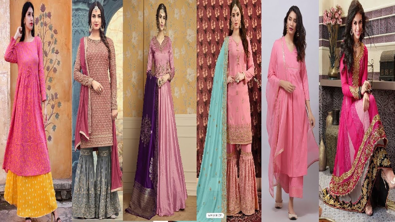 Pink Colour Dress & Combination Ideas Suit Kurtis|| Pink Colour Contrast Combinations Ideas||#sbleo
