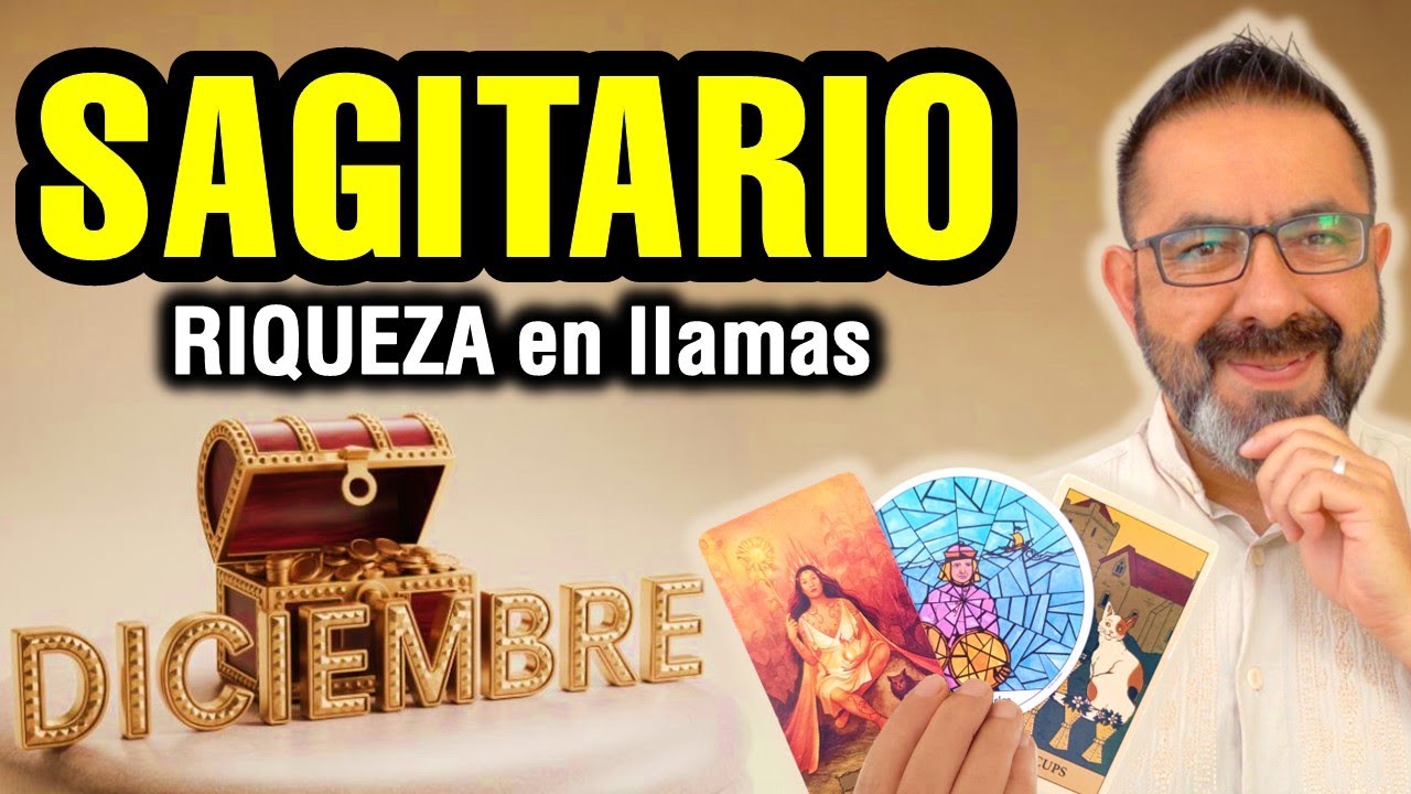 Sagitario ♐️ Diciembre es DINERO. 3 noticias MILLONARIAS 🔮 TAROT mensual de riqueza