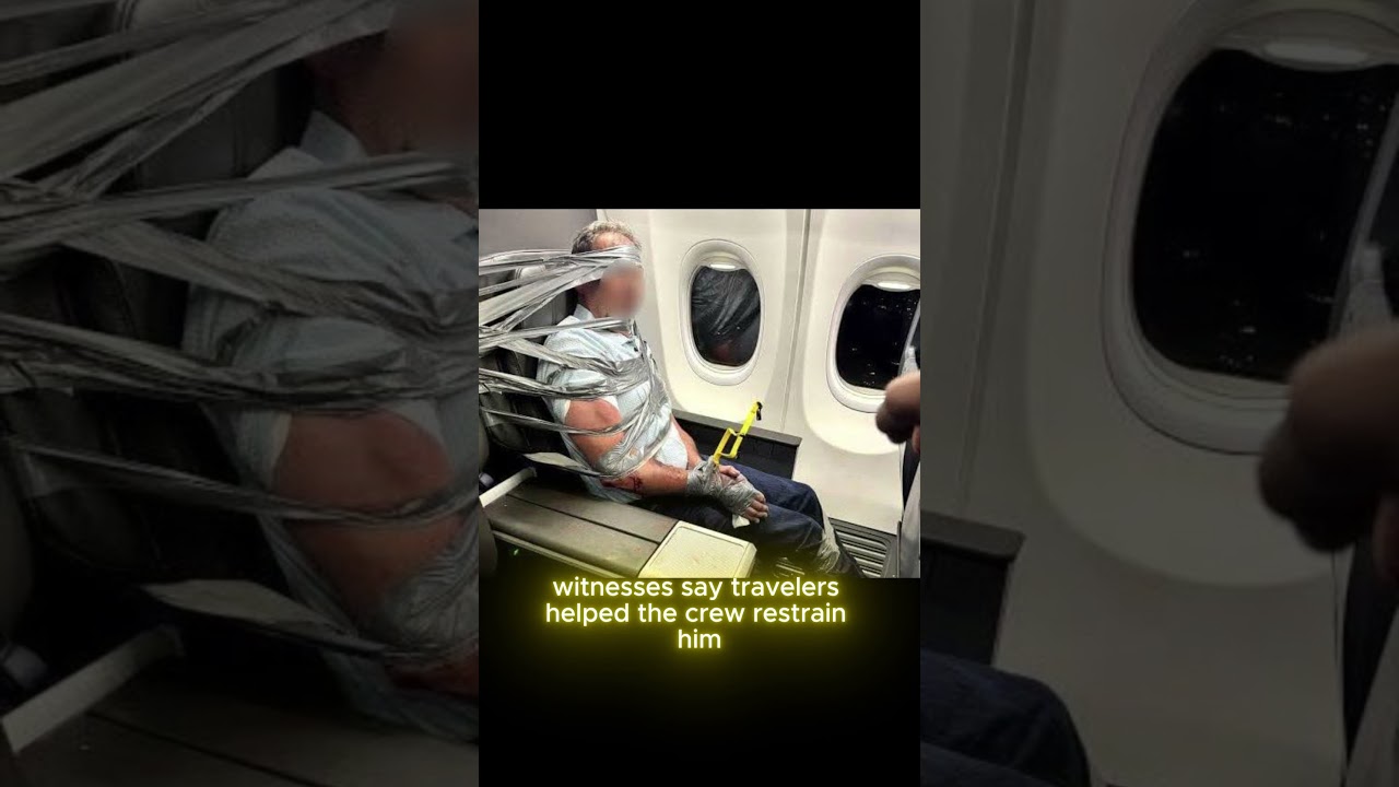 American Airlines Passenger Duct-Taped as Flight Diverts