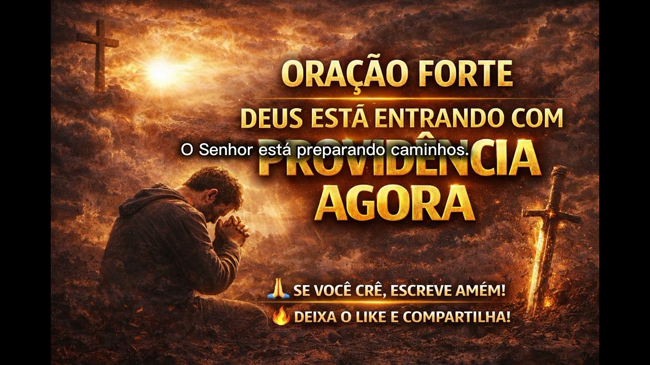 PARE TUDO! DEUS ESTÁ AGINDO NA SUA VIDA AGORA 🙏🔥