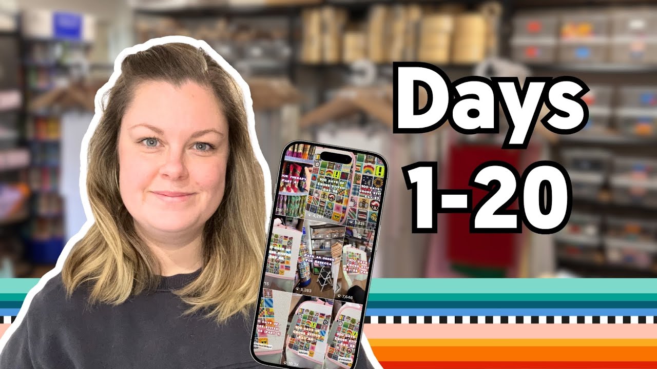 100 Days of Cross Stitch: Days 1–20 + The Story Behind the Challenge